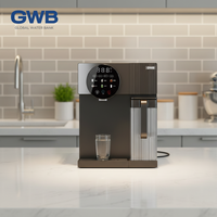 Chauffe-eau instantané électrique sans réservoir GWB 2200W, 3 vitesses de débit d'eau, écran LED circulaire, garantie 1 an, idéal pour le bureau