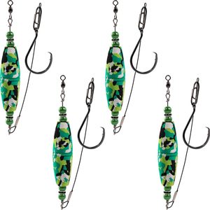 Kit de flotteurs de pêche au poisson-chat MUSTAD de haute qualité, 4 pièces/sac, 2,5 et 3 pouces, avec hameçons et flotteurs en mousse EVA à haute flottabilité pour l'extérieur - Product Image 1