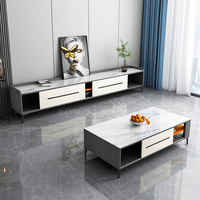 Meubles de salon meuble tv armoire porte coulissante table basse étagère ouverte table à thé