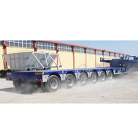 Semi-remorque modulaire en acier multi-essieux pour transport lourd avec une charge utile maximale de 320T à vendre