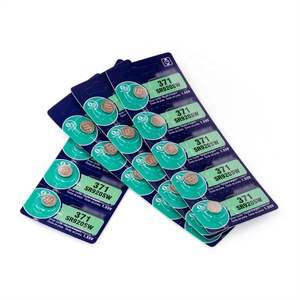 แบตเตอรี่371 1.55V <span class=keywords><strong>SR920SW</strong></span> แบตเตอรี่ซิลเวอร์ออกไซด์371ปุ่ม920แบตเตอรี่สำหรับ <span class=keywords><strong>Sony</strong></span> - Product Image 2