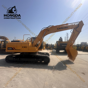 Excavadora Liugong 922D usada, Cummins excavadora sobre orugas con motor de 20 toneladas en buenas condiciones, modelo Komatsu PC200 de segunda mano - Product Image 1