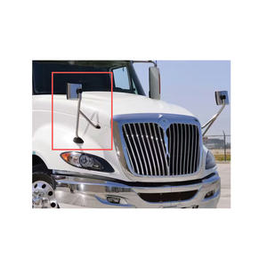American Truck Right - Passenger 3594844C3 Chrome Hood <b>Mirror</b> for InternationalProstar - Product Image 1