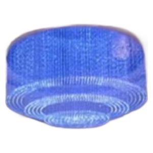 Fiber Optic Lighting Round Blue LED Chandelier Remote Control High Brightness Starry Sky Effect Decorative Light Fixture - Product Image 1