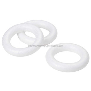 2025 nouvelle décoration de noël <span class=keywords><strong>polystyrène</strong></span> <span class=keywords><strong>rond</strong></span> mousse cercle anneau couronne anneau - Product Image 3
