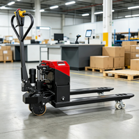 Transpalette Électrique QMIGA 3000kg Batterie 48V Longueur de Fourche 1160mm Chariot à Conduite Manuelle Certifié CE Export