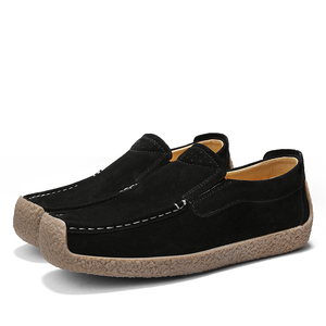 Nuevos mocasines al por mayor de ante con una alta Goma de cuero casual Hombre zapatilla de deporte chaussures en Cuir pour hommes mocasines <span class=keywords><strong>montantes</strong></span> - Product Image 5