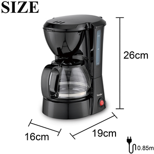 Sonifer SF-3564 Vente en gros Nouvelle <span class=keywords><strong>cafetière</strong></span> électrique automatique à goutte à goutte pour usage domestique 220V <span class=keywords><strong>Petite</strong></span> 0,75L Maintien au chaud - Product Image 6