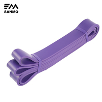 Bandas de Resistencia de Látex Natural de Alta Resistencia para Ejercicios y Yoga, Bandas Elásticas de Asistencia para Levantamiento de Pesas