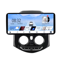 Autoradio Android Meihua 12,3 pouces pour Chevrolet Spark 2010-2015, écran partagé, montage sur tableau de bord, CarPlay sans fil, Android Auto, DSP