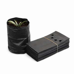 Bolsas de Cultivo de Plástico Negras con Orificios Transpirables para Plantar Plántulas de Flores, Bolsas de Jardín de Polietileno para Exteriores al por Mayor - Product Image 6