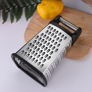 Râpe à légumes et à fromage 4 faces en acier inoxydable DD1078 pour cuisine, vente en gros - Product Image 2