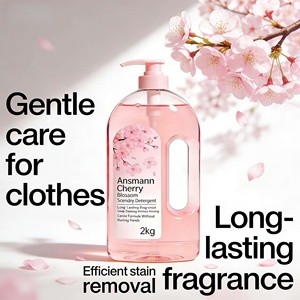 Deterjen Cair Ansmann Cherry Blossom 2kg Lembut untuk Kulit Sensitif Pembersih Noda Mendalam Aroma Tahan Lama Mudah Dibilas - Product Image 3