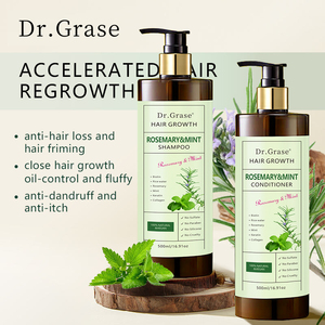 Set <span class=keywords><strong>Shampoo</strong></span> e Balsamo Naturale Senza Solfati con <span class=keywords><strong>Cheratina</strong></span>, Rosmarino e Menta Anti-Caduta Capelli a Marchio Privato - Product Image 6