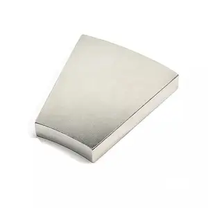 Aangepaste Vorm Sector Zeldzame Aarde Ndfeb Sterke Permanente N52 Gebogen Segment Curve Neodymium Arc Magneet Voor Motor