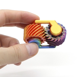 Balle d'engrenage imprimée en 3D, Cube Fidget Toy Gearsphere, Balle d'engrenage pour la relaxation contre le stress et l'anxiété - Product Image 3
