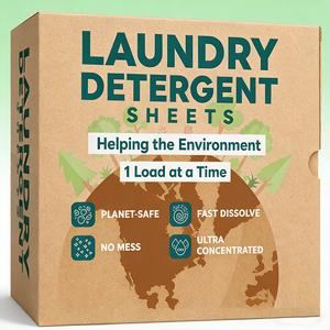 OEM-производство: Индивидуальные листы для смягчения белья с сильным очищающим действием, экологичные полоски для стирки - Product Image 1