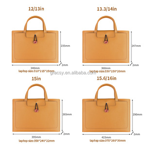 Funda <span class=keywords><strong>de</strong></span> Piel Sintética para Portátil con Logotipo Personalizado, Estilo Oficina, para Hombre, Funda para Portátil, Maletín, Bolsa para Ordenador <span class=keywords><strong>de</strong></span> Negocios - Product Image 3