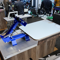 Máquina de Serigrafía Monocromática de Grado Industrial SPE-11TM con Certificación CE, Área de Impresión de 22x18 Pulgadas, Manual, Directo de Fábrica, Nueva Impresora de Etiquetas