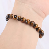 Bracelet de perles de cristal d'améthyste de quartz rose de pierre semi-précieuse d'artisanat de pierre précieuse pour des femmes vente en gros