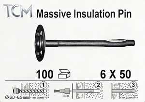 Goupille d'isolation à frapper pour systèmes de murs extérieurs ETICS - Product Image 6