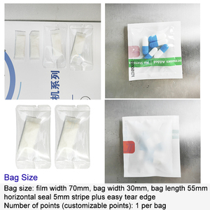 Desinfección de cloro a prueba de humedad Purificación de agua <span class=keywords><strong>Efervescente</strong></span> Máquina de embalaje de conteo de un solo gránulo 1-6 Envoltura de alimentos - Product Image 6