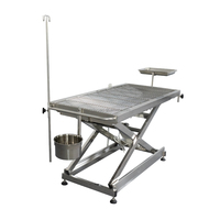 Table de toilettage pour animaux de compagnie à élévation électrique Table de toilettage pour chiens Table de toilettage vétérinaire Instruments chirurgicaux pour animaux