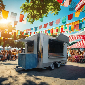 Chariot de nourriture de Chine au Pakistan Trailer Trailer Coffer Trailer à vendre - Product Image 1