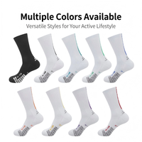 Chaussettes de basketball pour hommes avec logo personnalisé, épaisses, en tissu éponge, à compression, pour le sport, chaussettes de course pour hommes