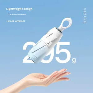 Gradient Five-fold 8-rib Capsule Sun Protection Black Coating Folding Sun Rain Advertising <b>Umbrella</b> - Product Image 3