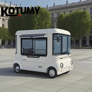 Cà Phê Cốc ăn uống Xe kem thương mại ăn nhẹ xe bán hàng tự động kiosk trà sữa đồ uống thực phẩm đường phố gian hàng xe hơi - Product Image 2