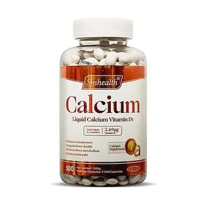 Suppléments de santé densité osseuse calcium liquide calcium liquide vitamine D gouttes vitamine D3 capsule molle