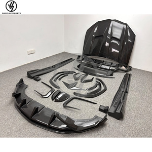 Kits de Conversión de Carrocería de Fibra de Carbono Estilo Topcar para Lambo URUS 2018-2019, Difusor, Faldones Laterales, Alerón, Capó, Piezas de Auto - Product Image 2