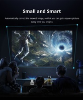Mini-projecteur portable sans fil HY300 avec fonction de mise en miroir, système Android 14, résolution 1280x720P, lecteur multimédia domestique LED, prix compétitif