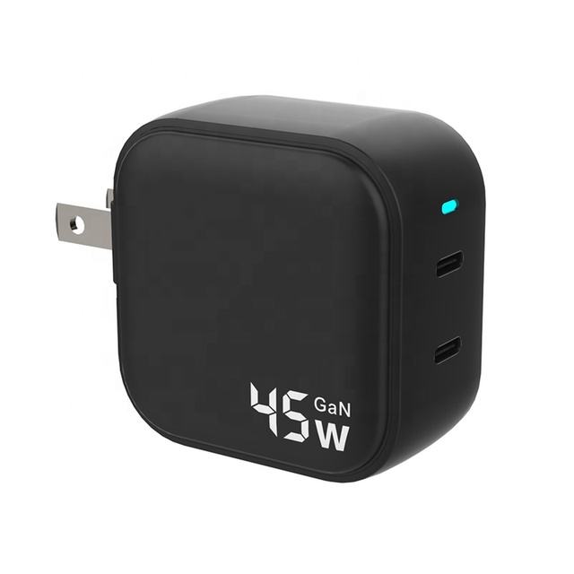 Cheap Price 45w Gan PD Type C USB Mobile Phone 45W Travel Charger 3.0 Fast Charging USB Wall Charger