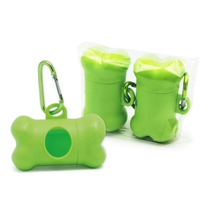 Bolsas de Silicona Personalizadas Ecológicas para Excrementos, Biodegradables con Dispensador, Color Caramelo, Modernas, Lindas y Suaves, con 1 Rollo de Bolsas en el Interior - Product Image 1