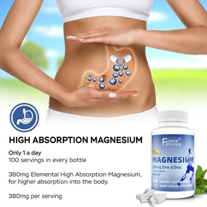 Cápsulas de Magnesio Premium, Apoyan la Función Inmunológica, Salud para Mujeres y Hombres, 100 Cápsulas, Suplemento de Magnesio - Product Image 4