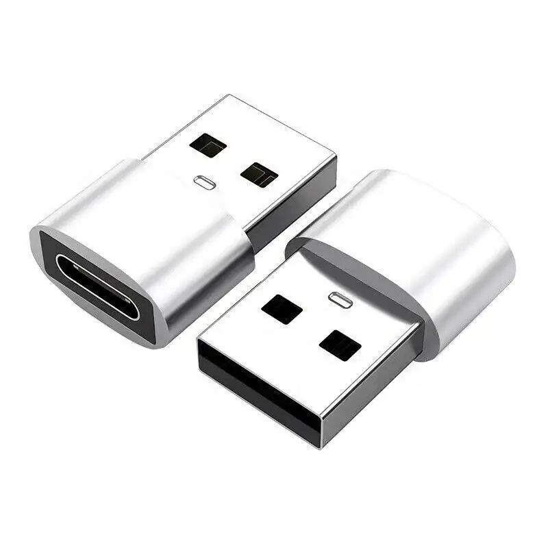 อะแดปเตอร์สายเคเบิลสำหรับโทรศัพท์,อะแดปเตอร์ที่ชาร์จ USB Type C 12ขั้วต่อ USBC OTG อะแดปเตอร์ตัวเมียเป็น USB ตัวผู้