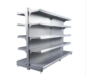 supermarket display shelf gondola shelf single and double-side store shelf easy to install