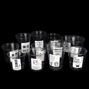 Vasos Desechables de Plástico al por Mayor para Té con Leche, Jugo, Café y Helado - 90 mm de Diámetro, Transparentes, de Pared Simple, Impresión de Logotipo Aceptada - Product Image 4