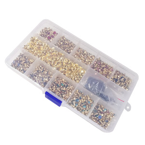 540 juegos de diamantes de imitación redondos en tono dorado para coser con molde de presión para ropa, jeans, decoración, fabricación de joyas, manualidades DIY - Product Image 5