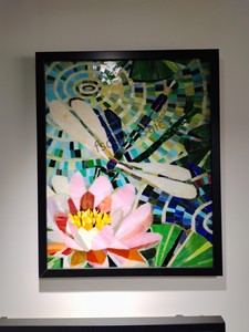 Mosaïque en verre au design moderne pour mur de chambre d'hôtel, motif de parquet coupé à la main, épaisseur 4mm, utilisation intérieure - Product Image 4