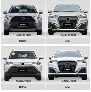 Rejilla de parachoques delantero de coche, kits de carrocería de alerón delantero para Toyota Frontlander <span class=keywords><strong>Corolla</strong></span> CROSS 2020 2021 <span class=keywords><strong>2022</strong></span>, actualización a RS <span class=keywords><strong>Sport</strong></span> - Product Image 3