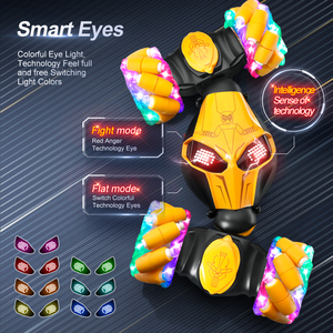 Nuevo y Genial Auto Acrobático Inteligente con Forma de Abeja, con 7 Modos de Luces, Control Remoto, Control por Gestos, Cargador USB Metálico Incluido, Color Amarillo - Product Image 3