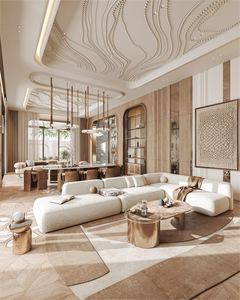 Set <span class=keywords><strong>di</strong></span> Arredamento <span class=keywords><strong>di</strong></span> Lusso per <span class=keywords><strong>Soggiorno</strong></span>, Soluzioni Personalizzate per Interni, Servizio Completo per Progetti <span class=keywords><strong>di</strong></span> Ville con Design d'Interni e Arredamento - Product Image 1