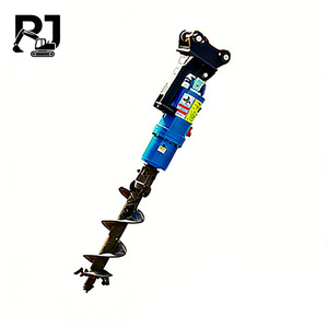 Tarière hydraulique pour excavatrice SDZN4000, à couple élevé, pour forage de trous de poteaux, <span class=keywords><strong>construction</strong></span> en acier allié Q345B, directement du fabricant - Product Image 1