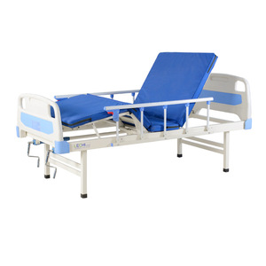 Cama de Hospital Manual Lechi con Doble Manivela, Estructura de Aluminio, Cama de Cuidado Médico para Pacientes, Uso General - Product Image 3