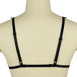 ボディハーネスブラブラックケージストラップフェザーショルダーエポーレットレイブパーティー女性セクシーゴスパンクコスプレ服プラス - Product Image 5
