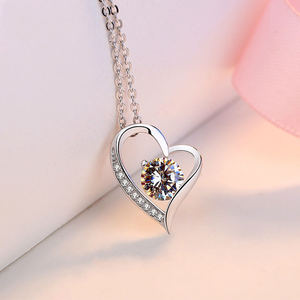 Joyería a <span class=keywords><strong>mi</strong></span> <span class=keywords><strong>amor</strong></span> o plata para siempre <span class=keywords><strong>amor</strong></span> colgante collar regalo para esposa su romántico Navidad cumpleaños regalo de San Valentín - Product Image 6
