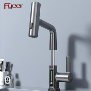 Цифровой смеситель для ванной с выдвижным распылителем - Product Image 4